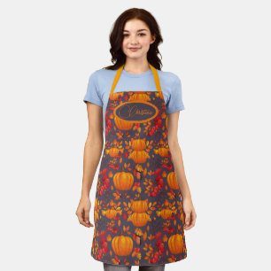 Personalisierte Schürze von Autumn Pumpkin