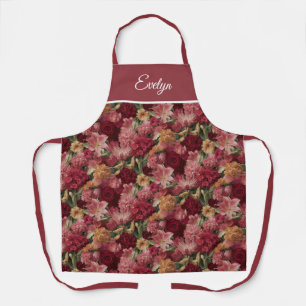 Personalisierte Schürze zur Blumenbegegnung