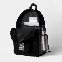 Personalisierte Schwarz-Schnitt-Nähtasche für das Bedruckter Rucksack