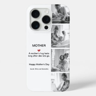 Personalisierte Schwarz-Weiß-FotoCollage Case-Mate iPhone Hülle
