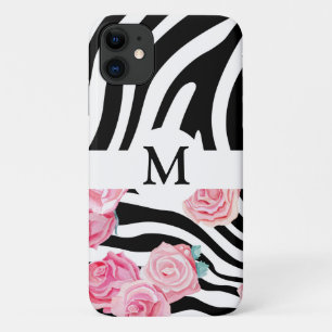 Personalisierte Schwarz/Weiß-Schrift Case-Mate iPhone Hülle