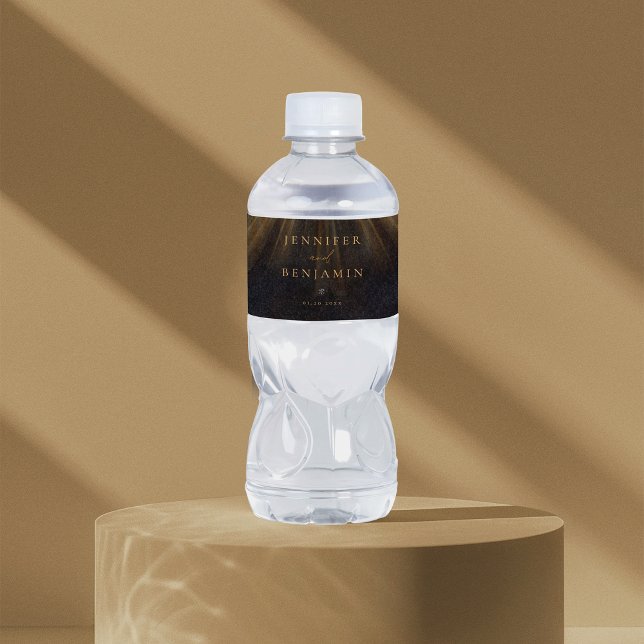 Personalisierte schwarze Flaschenmarken Wasserdich (Von Creator hochgeladen)