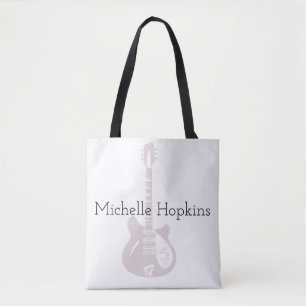 personalisierte schwarze grafische Notentasche Tasche