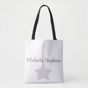 personalisierte schwarze grafische Notentasche Tasche