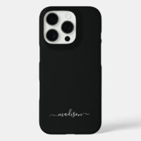 Personalisierte schwarze Handyhülle mit individuel