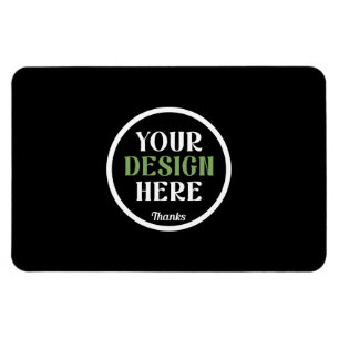 Personalisierte schwarze Logo-QR-Code-Geschäftsver Magnet