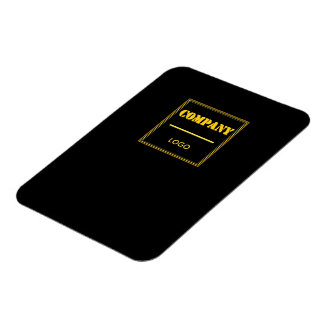 Personalisierte schwarze moderne benutzerdefiniert magnet
