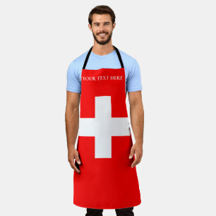 Personalisierte Schweiz Flagge Schweiz Schweizer E Schürze
