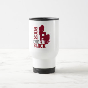 Personalisierte Schwimmer reisen Mug Reisebecher