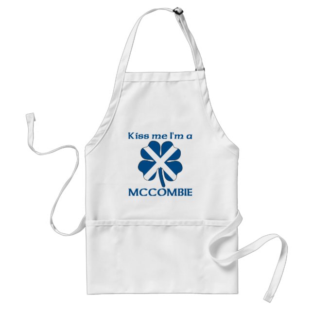 Personalisierte Scottish küssen mich, den ich Schürze (Vorne)