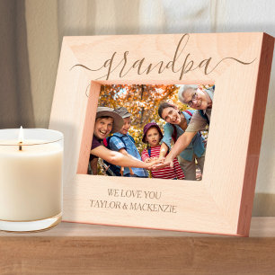 Personalisierte Scroll Typografie Geätzte Rahmen