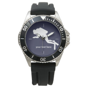 Personalisierte Scuba Diver Watch Armbanduhr