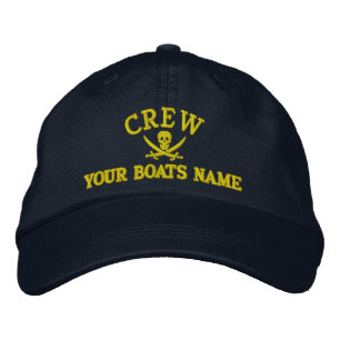 Personalisierte Segel-Crew Bestickte Kappe