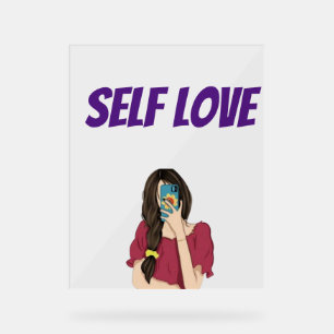 Personalisierte Selbstausgabe-Liebe-Zeitschrift -  Acrylschild