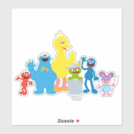 Personalisierte Sesamstraße Aufkleber