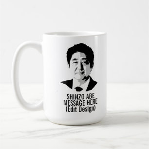 PERSONALISIERTE SHINZO ABE KAFFEETASSE