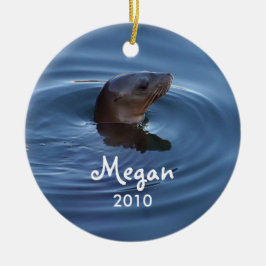 Personalisierte Siegel-Verzierung Keramik Ornament