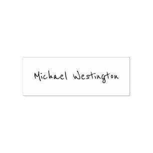 Personalisierte Signatur für die Handschrift von i Permastempel