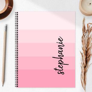 Personalisierte Signaturfarbe Block Pink 2024 Planer