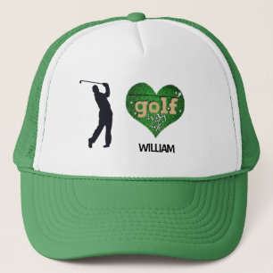 Personalisierte Silhouette GOLF Truckerkappe