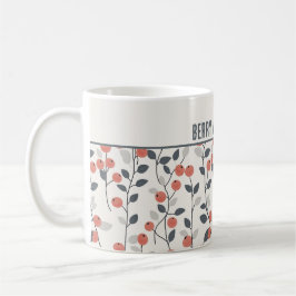 Personalisierte skandinavische "Berry Much in Lieb Kaffeetasse