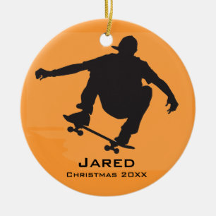 Personalisierte Skateboarden Keramik Ornament