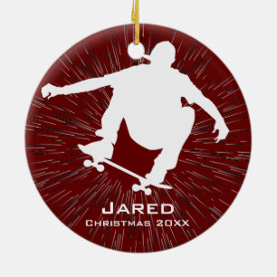 Personalisierte Skateboarden Keramikornament