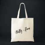 Personalisierte Skript-Taschen-Tasche Betty Ann Tragetasche<br><div class="desc">Personalisierte Skript-Taschen-Tasche Betty Ann</div>