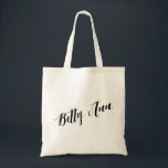 Personalisierte Skript-Taschen-Tasche Betty Ann Tragetasche<br><div class="desc">Personalisierte Skript-Taschen-Tasche Betty Ann</div>
