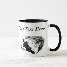 Personalisierte Slalom-Wasserskier-Tasse