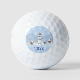 Personalisierte Snowball-Kämpfe Custom Snowman Ani Golfball
