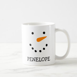 Personalisierte Snowman-Tasse Kaffeetasse