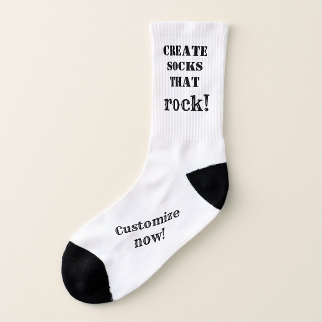 Personalisierte Socken (Links - Außen)