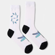 Personalisierte Socken für Libellen