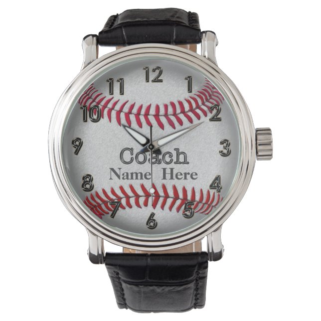 Personalisierte Softball-Trainer Beobachten Sie de Armbanduhr (Vorderseite)