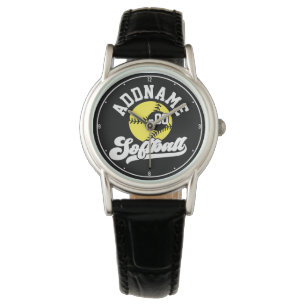 Personalisierte Software Player ADD NAME Retro Tea Armbanduhr