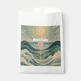 Personalisierte Solarwelle Geschenktütchen