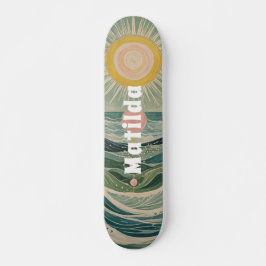 Personalisierte Solarwelle Skateboard