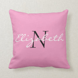 Personalisierte Solid Pink.Cartoon Cupcake Collect Kissen