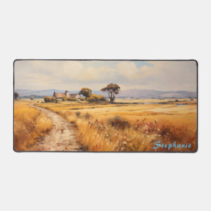Personalisierte Sommerfeld-Landschaft Schreibtisch Schreibtischunterlage