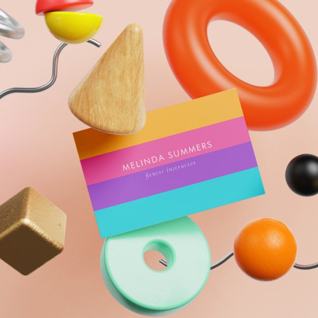 Personalisierte SommerVisitenkarte Visitenkarte (Von Creator hochgeladen)