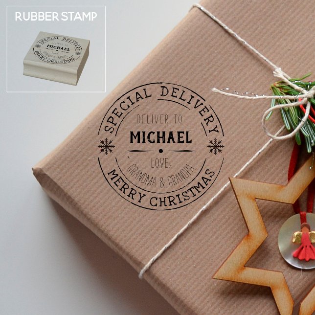 Personalisierte Sonderlieferung Großeltern Geschen Gummistempel (Von Creator hochgeladen)