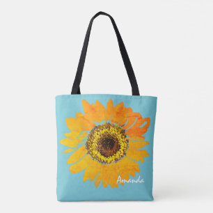 Personalisierte Sonnenblume-Druck-Tasche Tasche