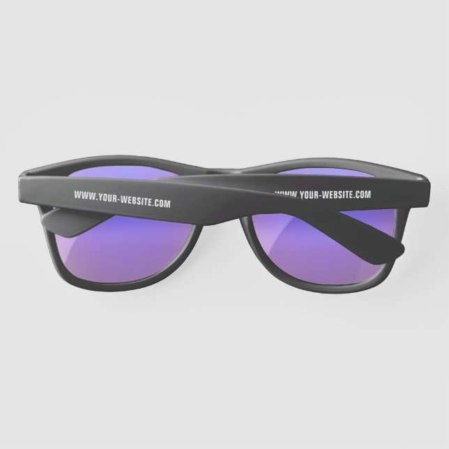 Personalisierte Sonnenbrillen-Geschenk für benutze (Rückseite)