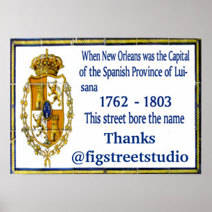 Personalisierte Spanische Mauer Poster