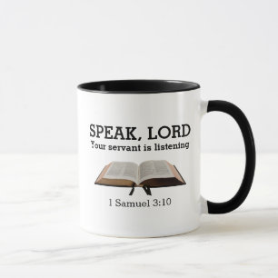 Personalisierte SPEAK LORD Christlich Tasse