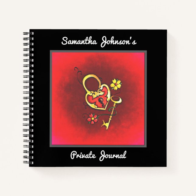 Personalisierte Sperrung und benutzerdefinierter T Notizbuch (Vorderseite)