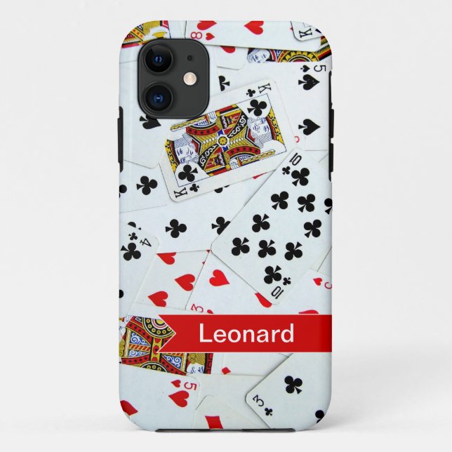 Personalisierte Spielkarte-Spiele iphone Abdeckung Case-Mate iPhone Hülle (Rückseite)