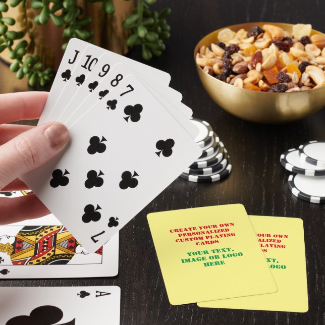 Personalisierte Spielkarten, einzigartiges Weihnac Spielkarten (In Situ)