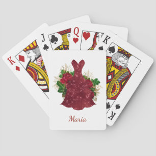 Personalisierte Spielkarten für Jungfernhäuser